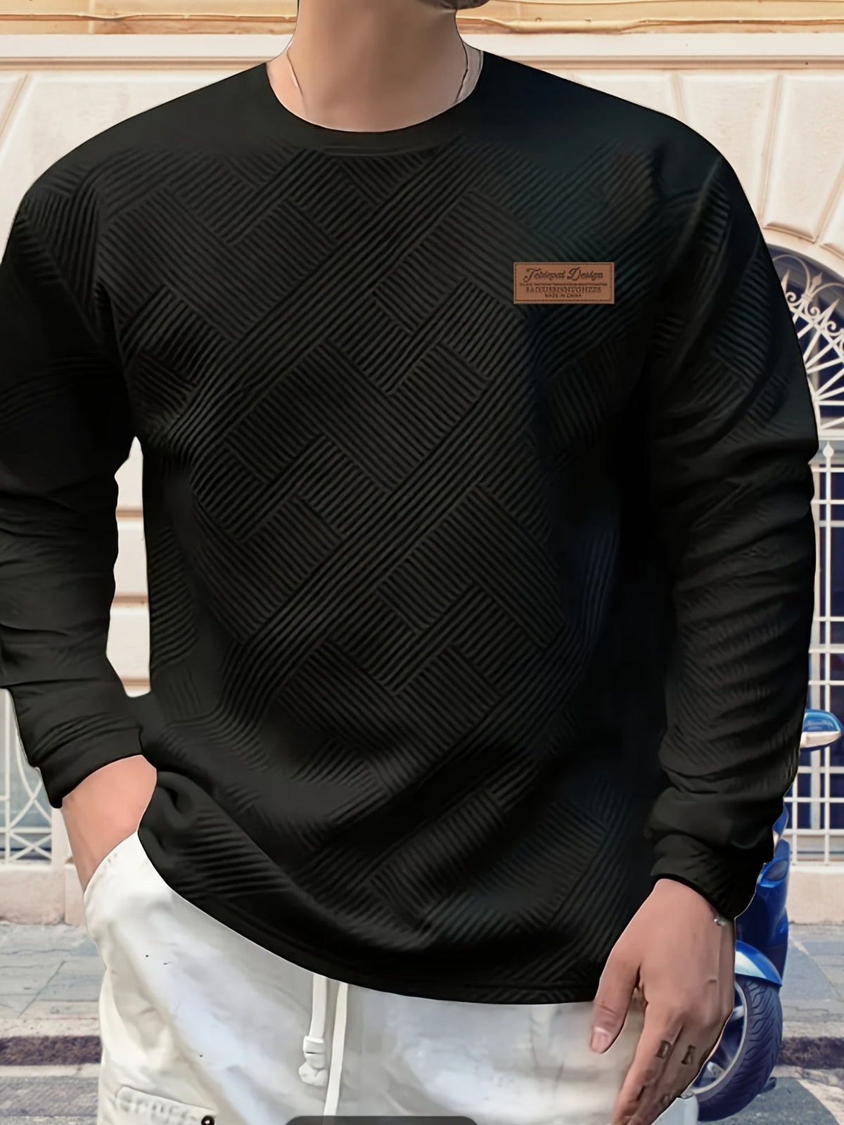Warm Sweatshirt for Men | Crew Neck Cosy Winter Style