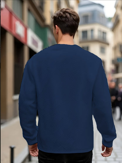 Warm Sweatshirt for Men | Crew Neck Cosy Winter Style