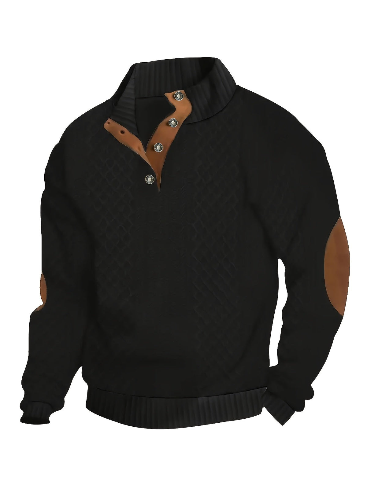 Oversized Sweater for Women | Button Front Funnel Neck Cold Weather Ready