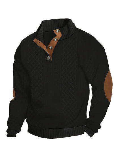 Oversized Sweater for Women | Button Front Funnel Neck Cold Weather Ready