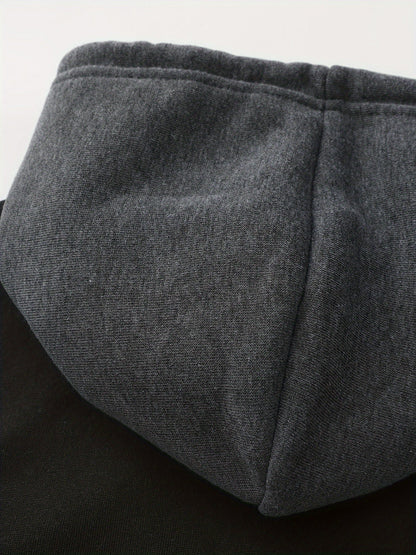 Hooded Hoodie for Men | Side Zip Warm Winter Layer
