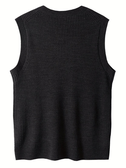 Lightweight Puffer Vest for Men | Ribbed Oversized Winter Outerwear