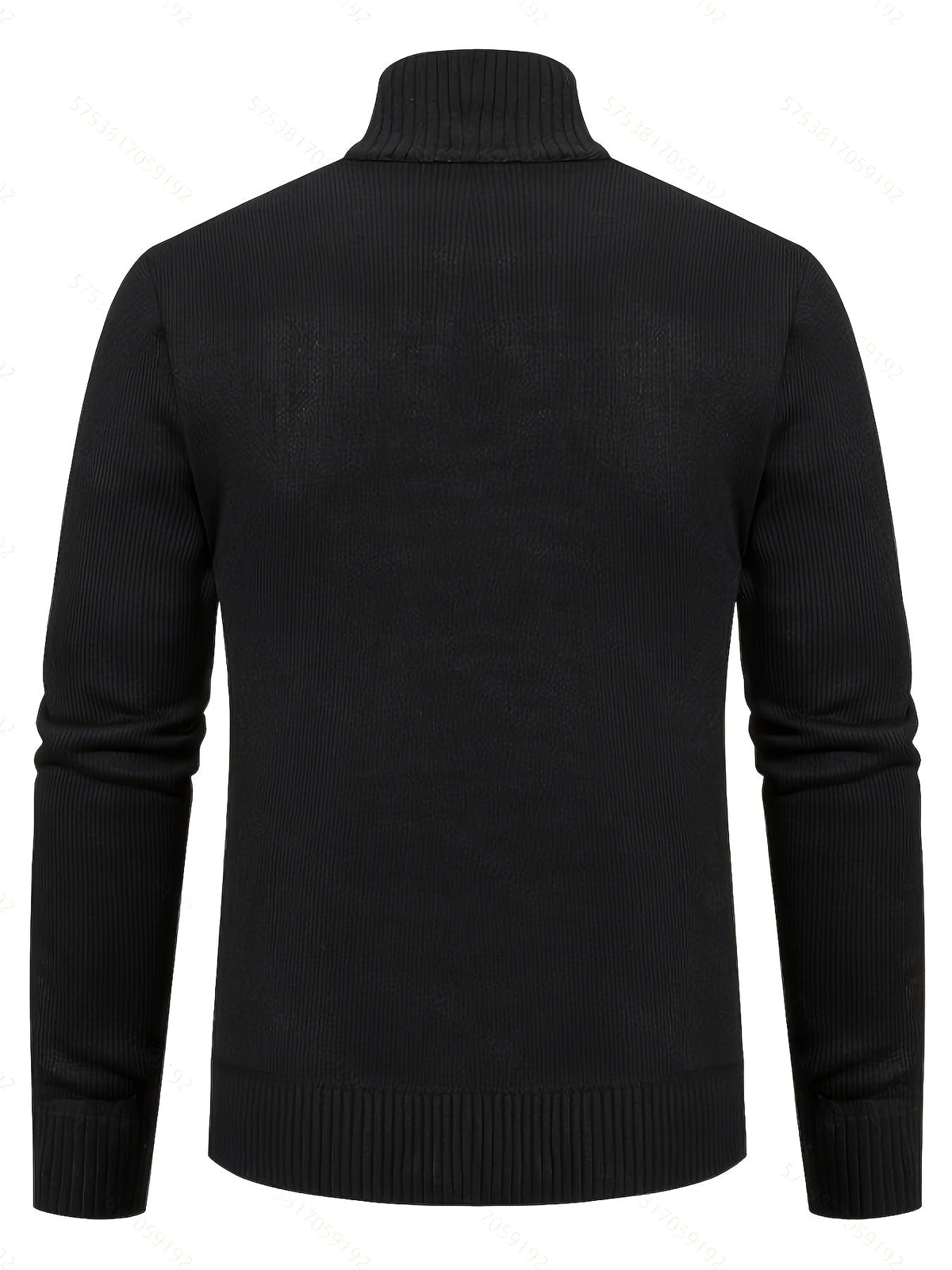 Insulated Cardigan for Men | Funnel Neck Full Zip Warm Winter Layer