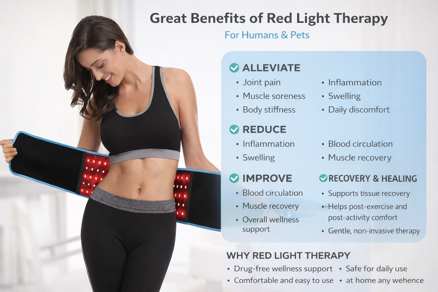 Red Light waist relief