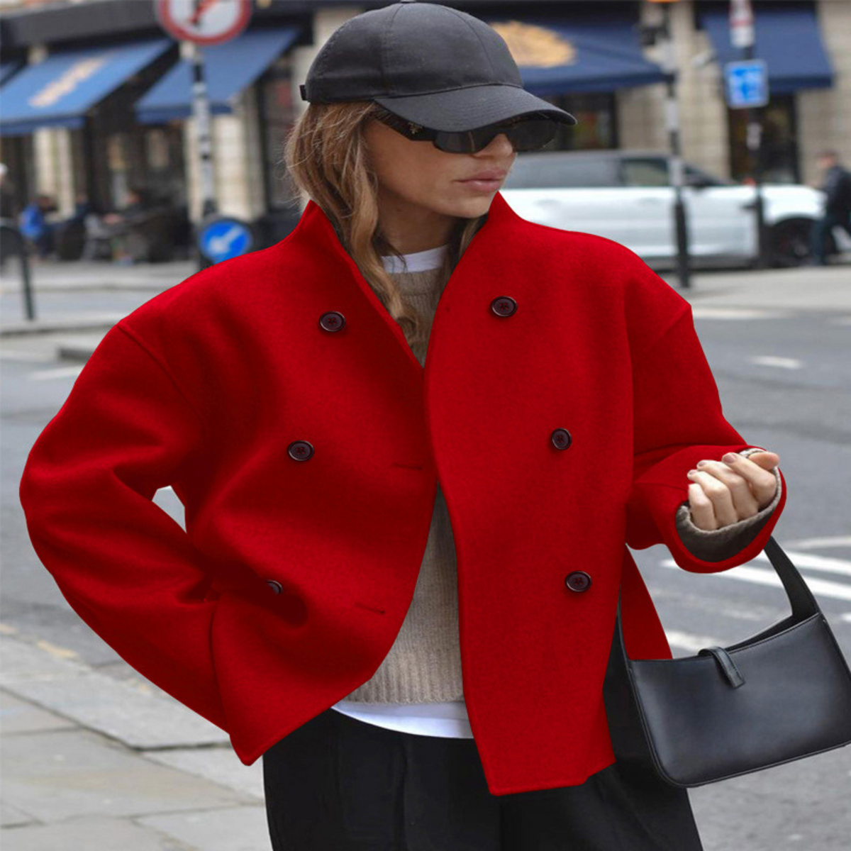Funnel Neck Winter Coat for Women | Cold Weather Ready