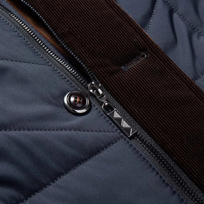 Lightweight Quilted Jacket for Men | Side Zip Cold Weather Ready