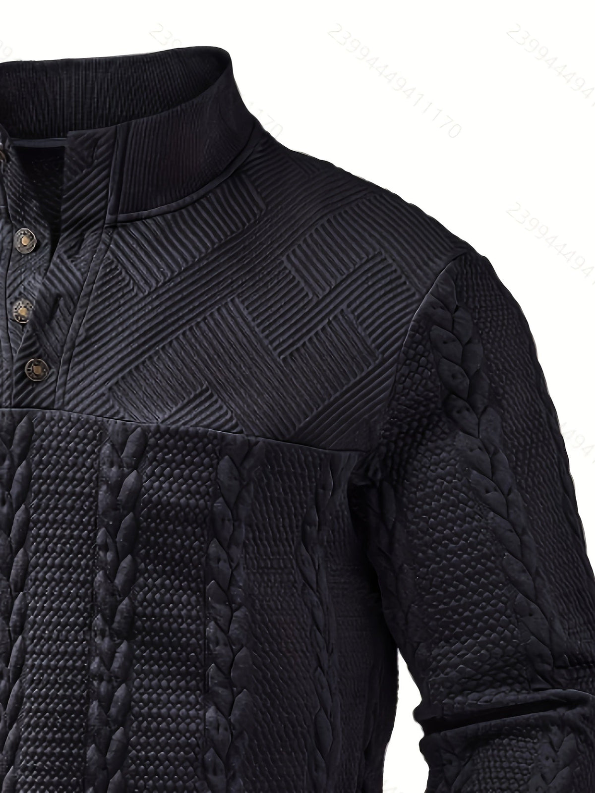 Cosy Sweater for Women | Button Front Funnel Neck Cold Weather Ready