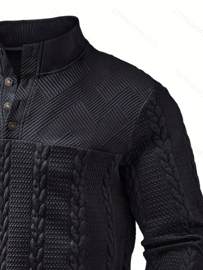 Cosy Sweater for Women | Button Front Funnel Neck Cold Weather Ready