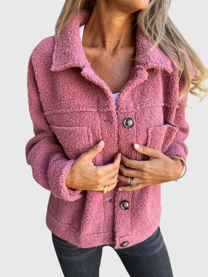 Cosy Winter Jacket for Women | Button Front Cold Weather Ready