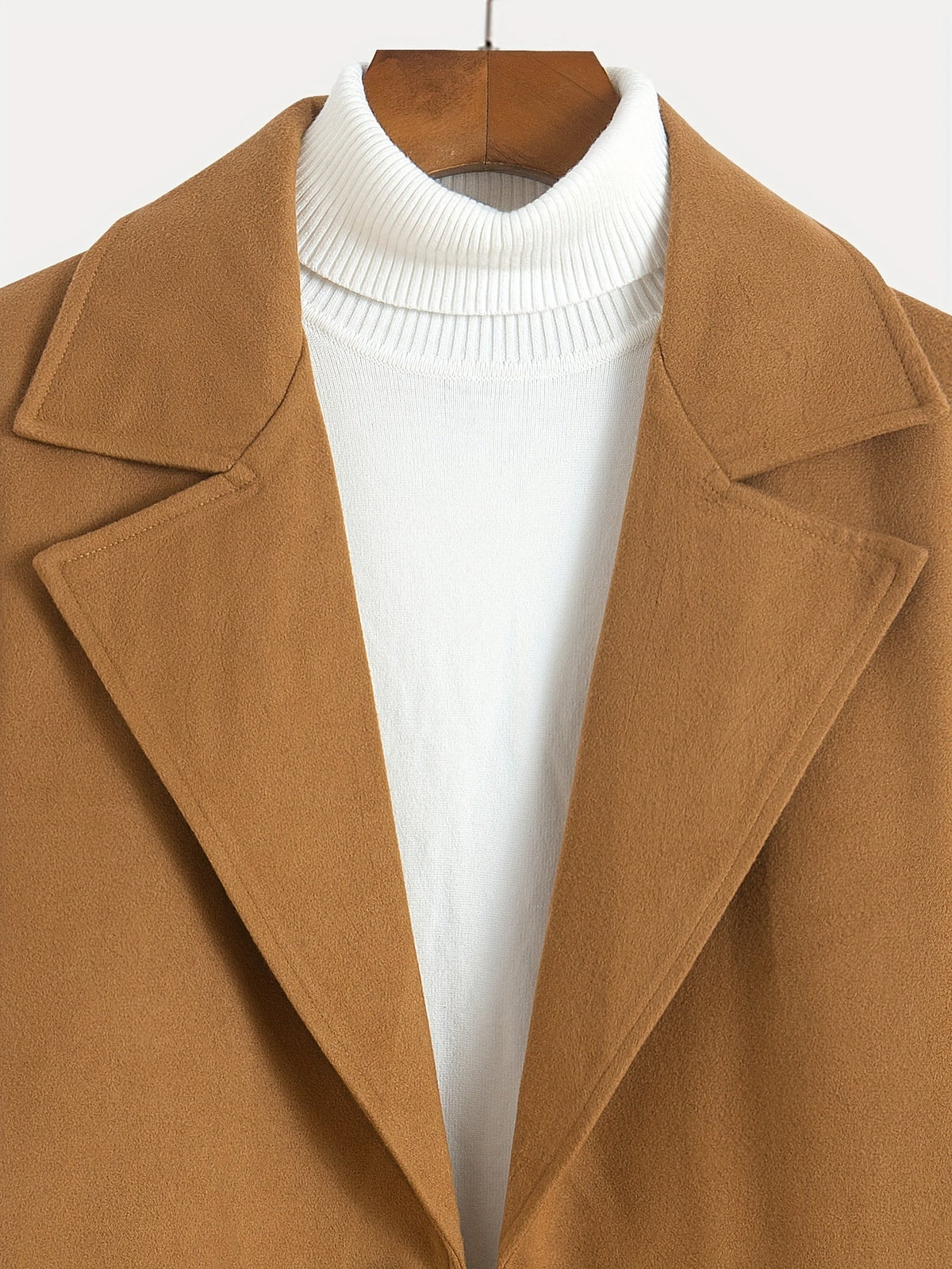 Longline Winter Coat for Women | Lapel Collar Cold Weather Ready