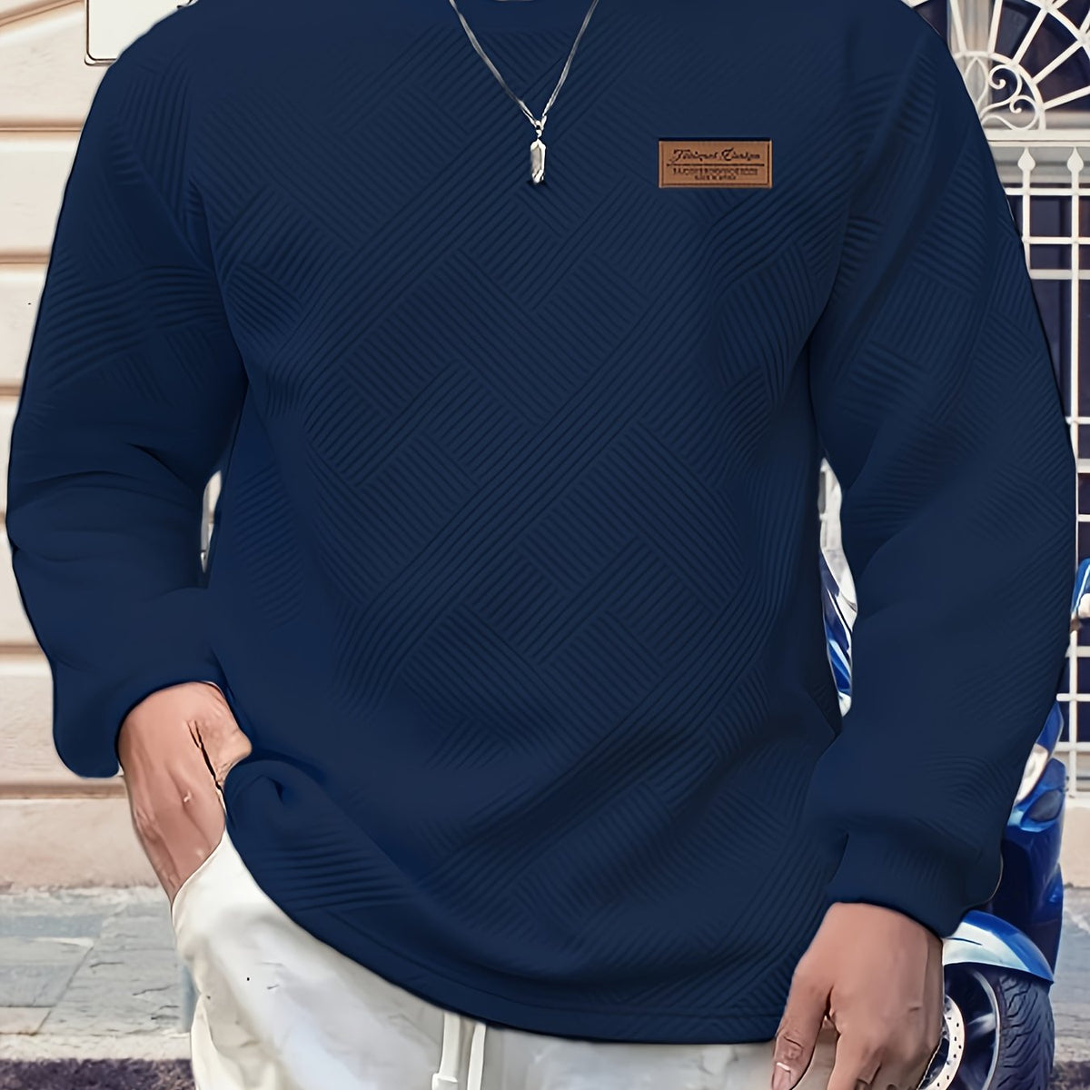 Warm Sweatshirt for Men | Crew Neck Cosy Winter Style