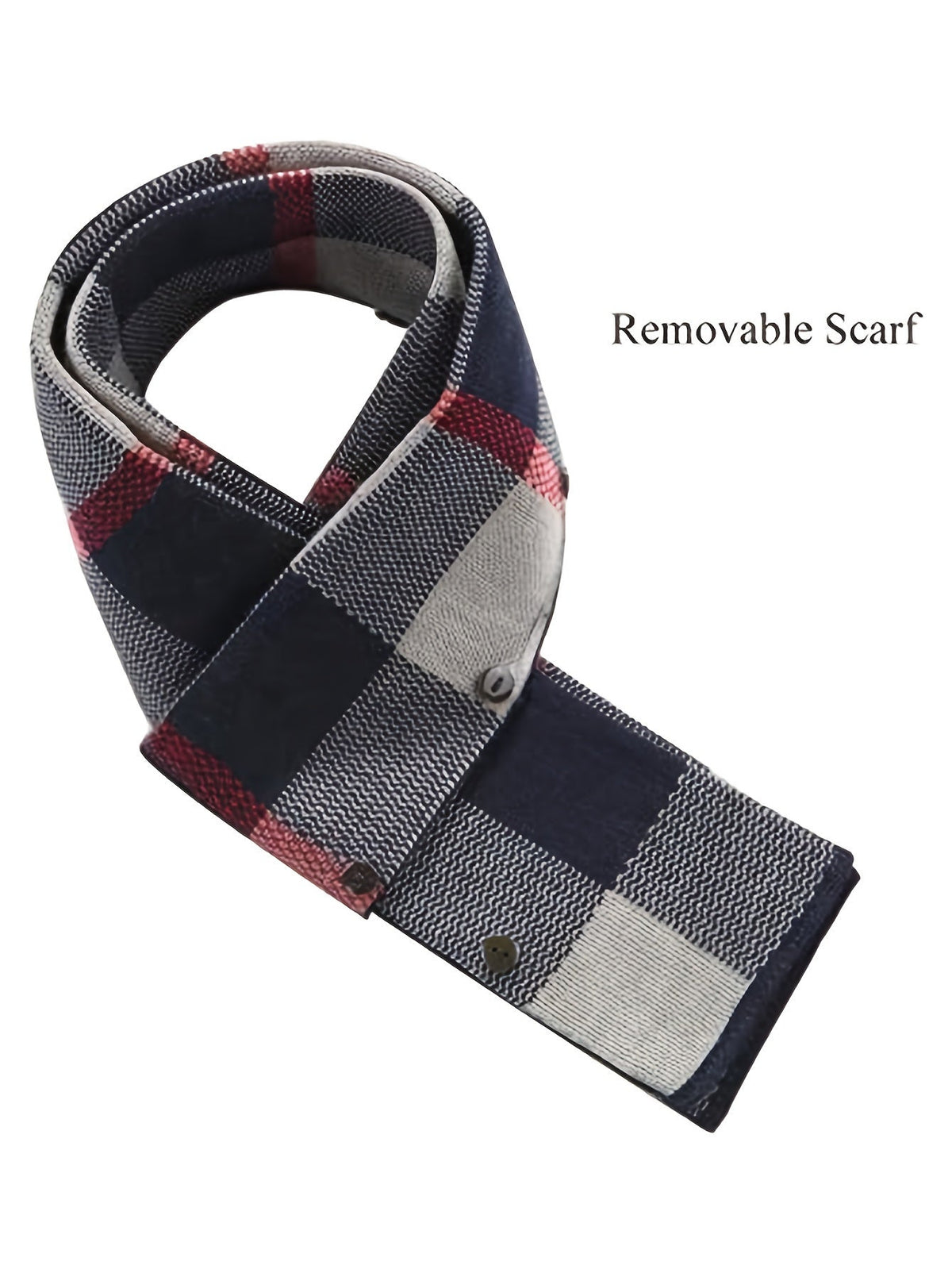 Cosy Winter Coat for Men | Button Front Lapel Collar Cold Weather Ready