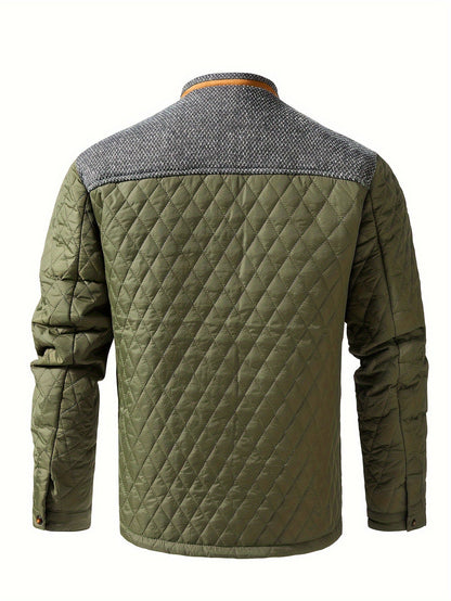 Quilted Puffer Jacket for Women | Funnel Neck Insulated Warm Winter Layer