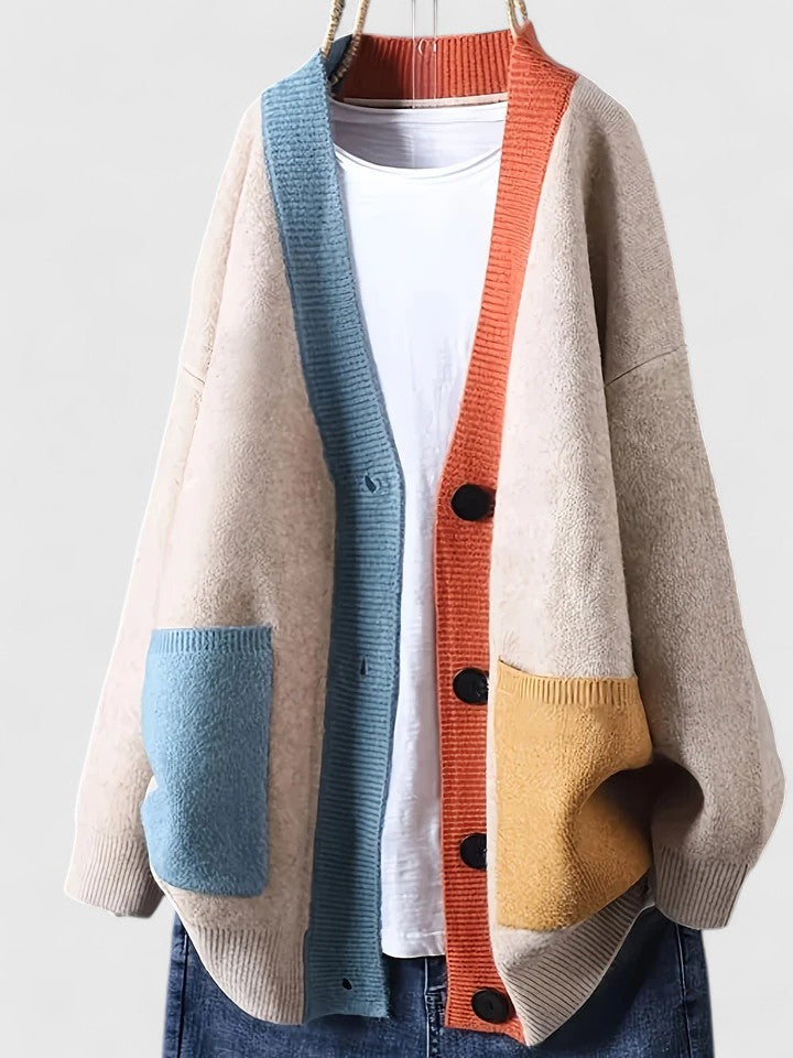 Oversized Cardigan for Women | Button Front Lightweight Cosy Winter Style