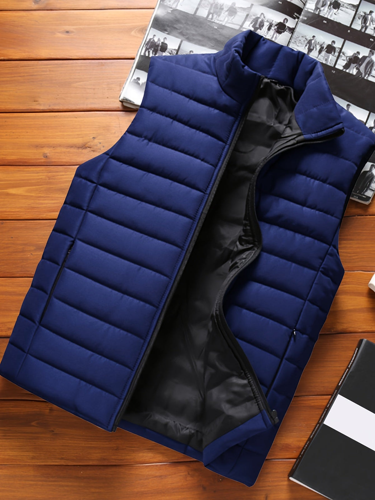 Lightweight Quilted Jacket for Men | Side Zip Cosy Winter Style