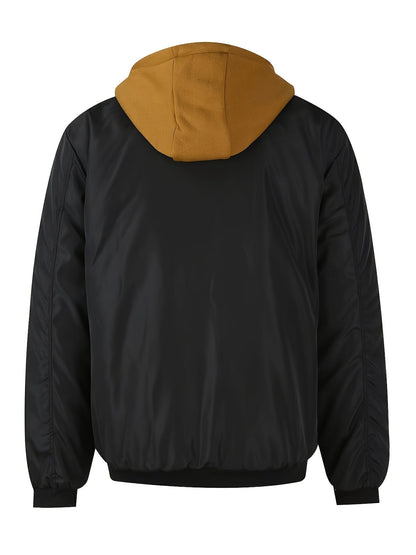 Hooded Winter Jacket for Women | Side Zip Ribbed Autumn Layering