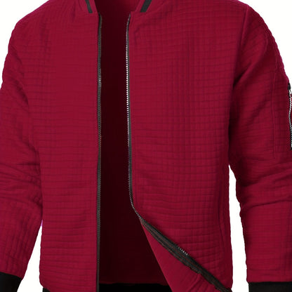 Warm Bomber Jacket for Women | Ribbed Funnel Neck Cold Weather Ready