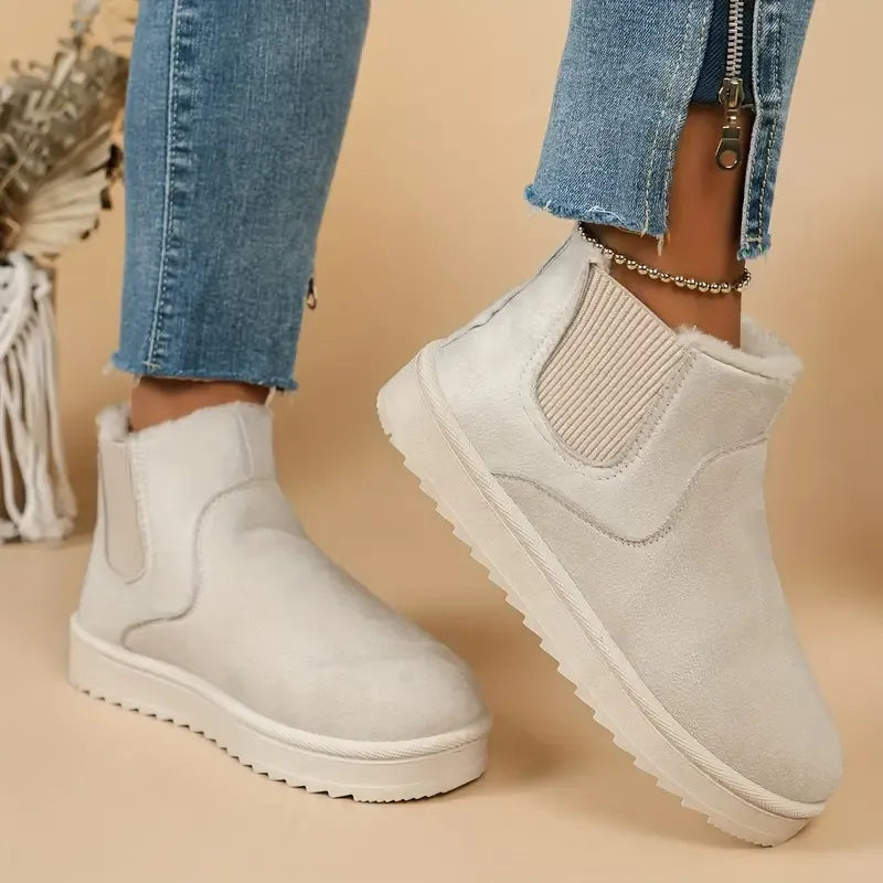 Warm Ankle Boots for Women | Stretch Fall Booties