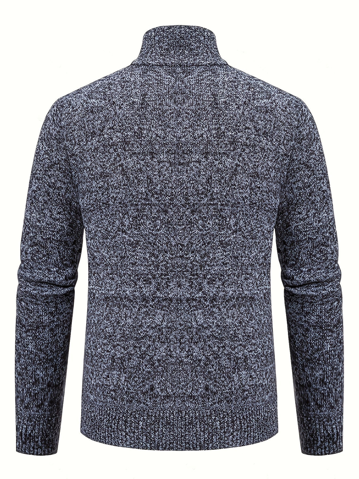 Insulated Cardigan for Men | Funnel Neck Full Zip Warm Winter Layer