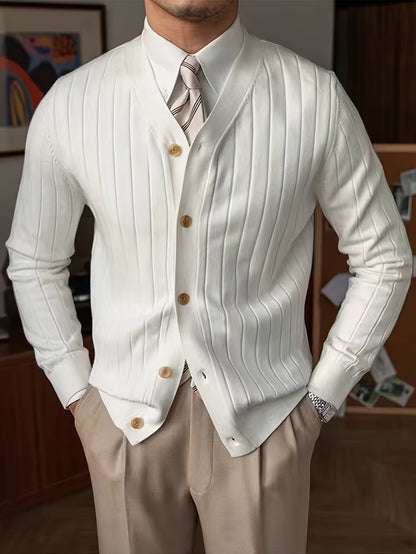 Oversized Cardigan for Men | Button Front Lightweight Cold Weather Ready