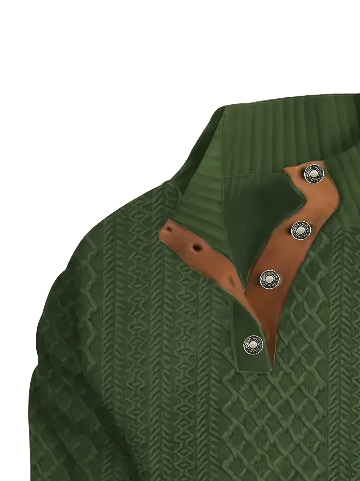 Oversized Sweater for Women | Button Front Funnel Neck Cold Weather Ready