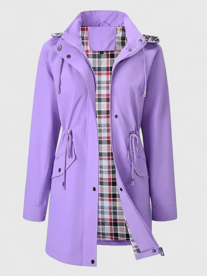Hooded Winter Jacket for Women | Side Zip Autumn Layering