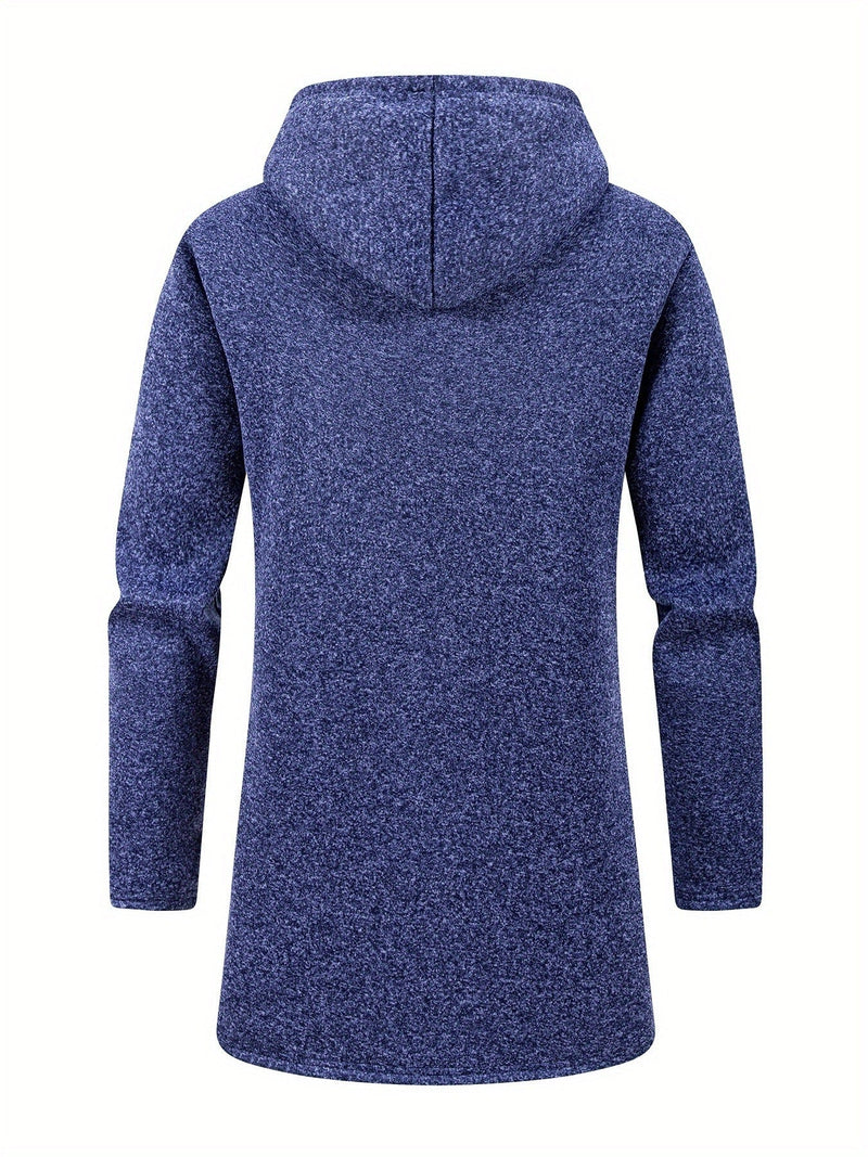 Longline Winter Coat for Men | Hooded Autumn Layering