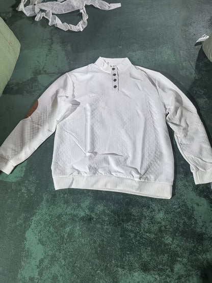 Oversized Sweater for Women | Button Front Funnel Neck Cold Weather Ready