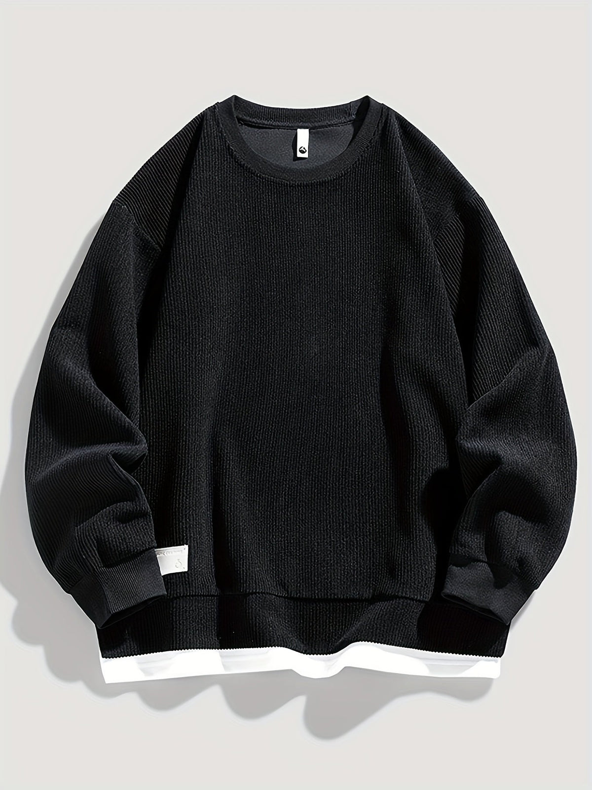 Oversized Sweatshirt for Men | Pull On Ribbed Fall & Winter 2026