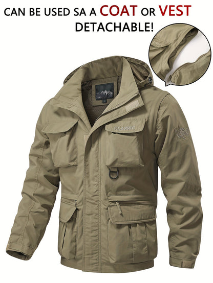 Hooded Winter Jacket for Men | Autumn Layering