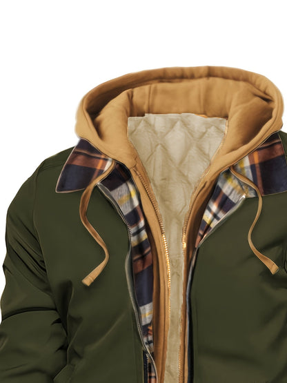 Hooded Winter Jacket for Women | Side Zip Ribbed Autumn Layering