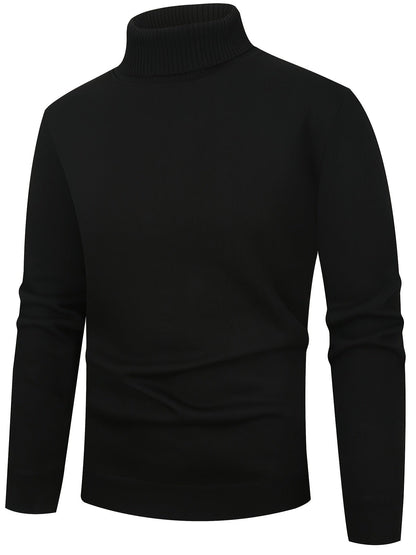Turtleneck Sweater for Men | Ribbed Cosy Winter Style
