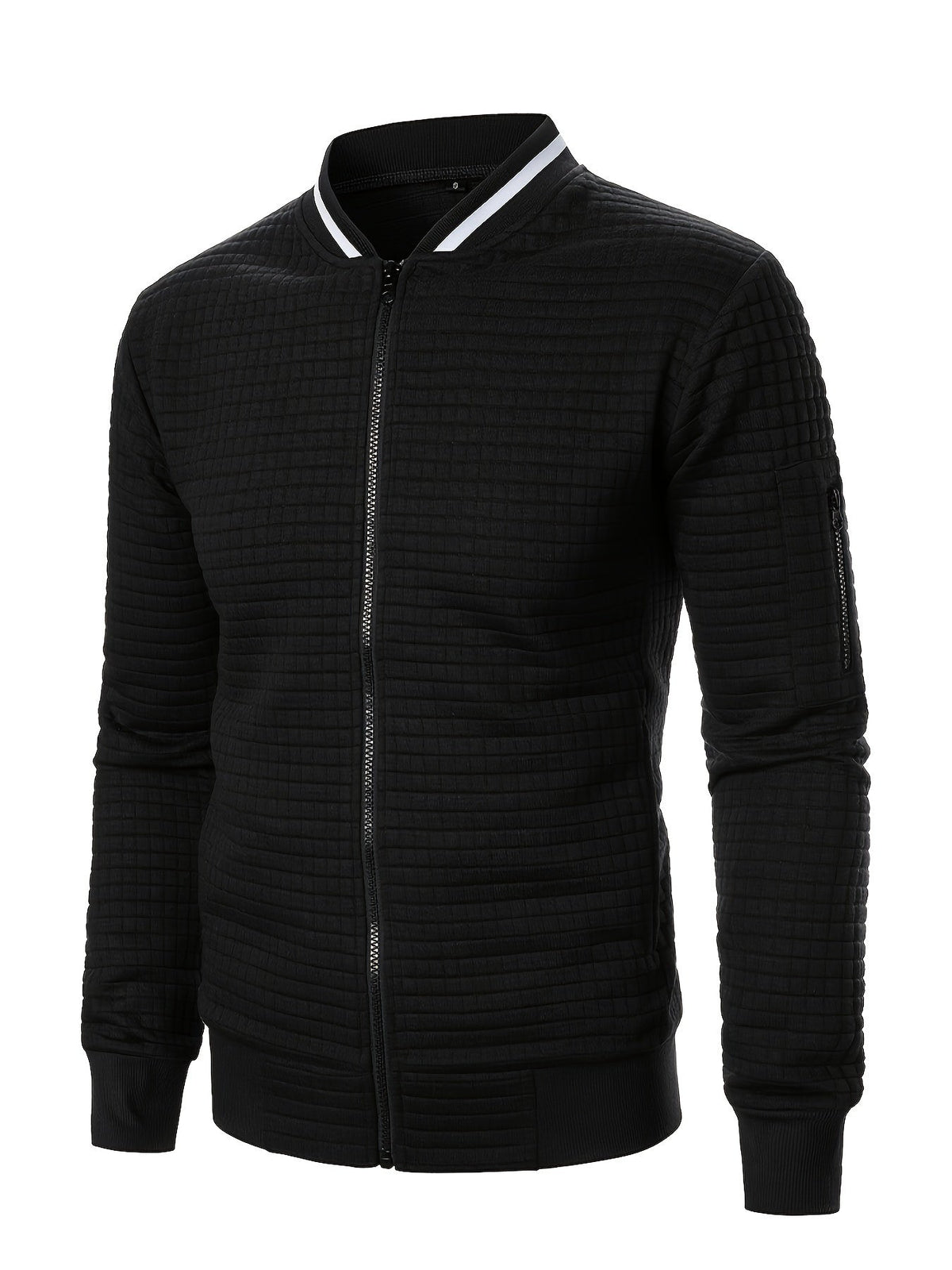 Warm Bomber Jacket for Women | Ribbed Funnel Neck Cold Weather Ready