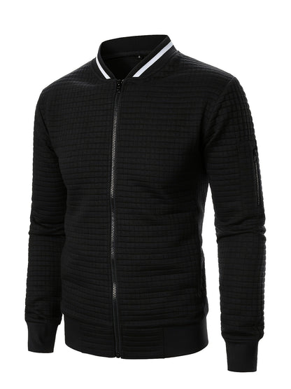 Warm Bomber Jacket for Women | Ribbed Funnel Neck Cold Weather Ready