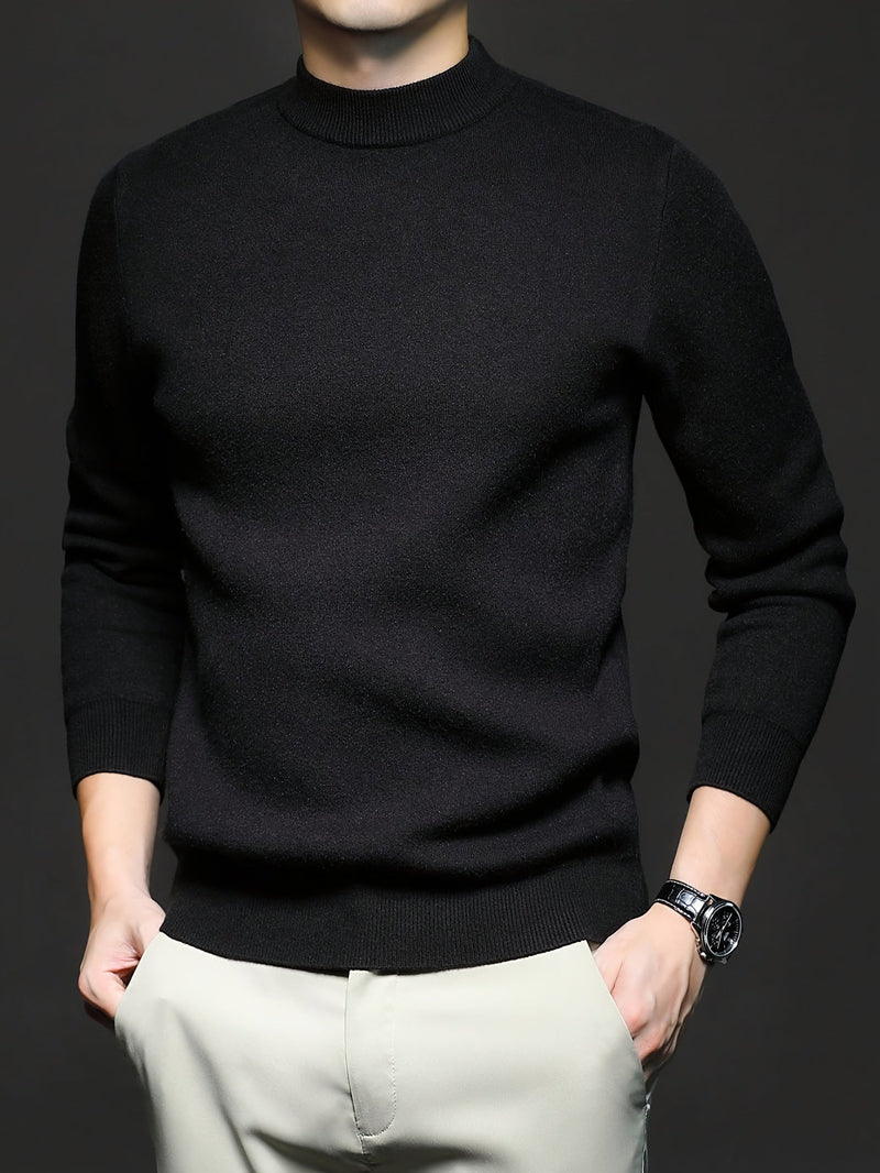 Warm Sweater for Men | Stretch Autumn Layering