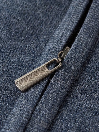Half Zip Sweater for Men | Funnel Neck Autumn Layering