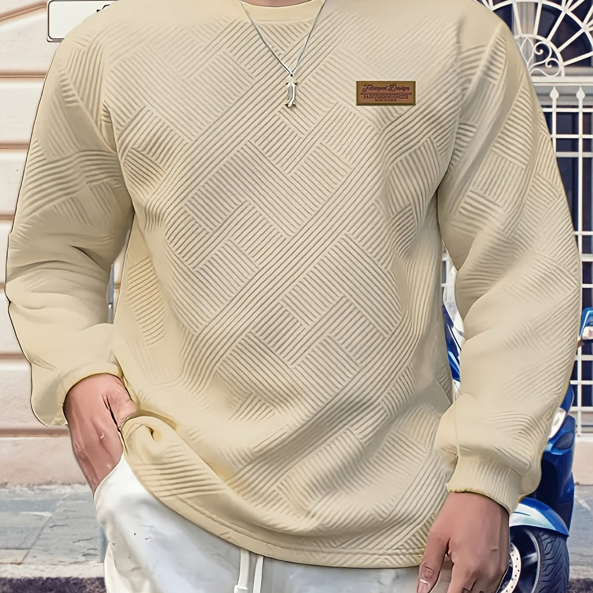 Warm Sweatshirt for Men | Crew Neck Cosy Winter Style