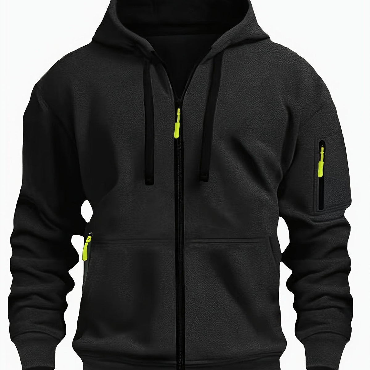 Hooded Hoodie for Women | Drawstring Full Zip Autumn Layering