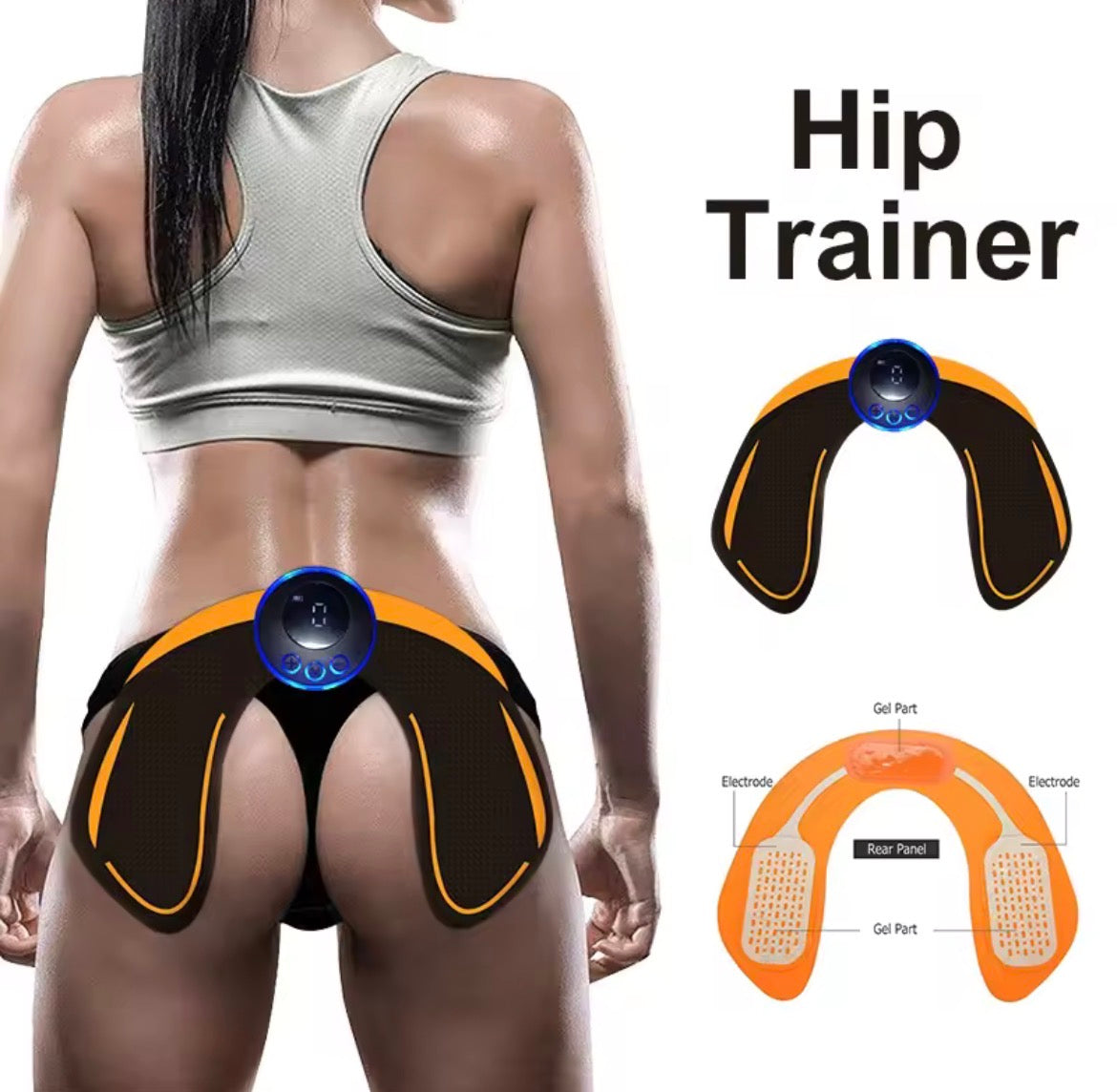 USB Rechargable EMS Muscle Stimulator Electric Massage Therapy Pain Relief Digital Meridian Full Body Massager Fitness