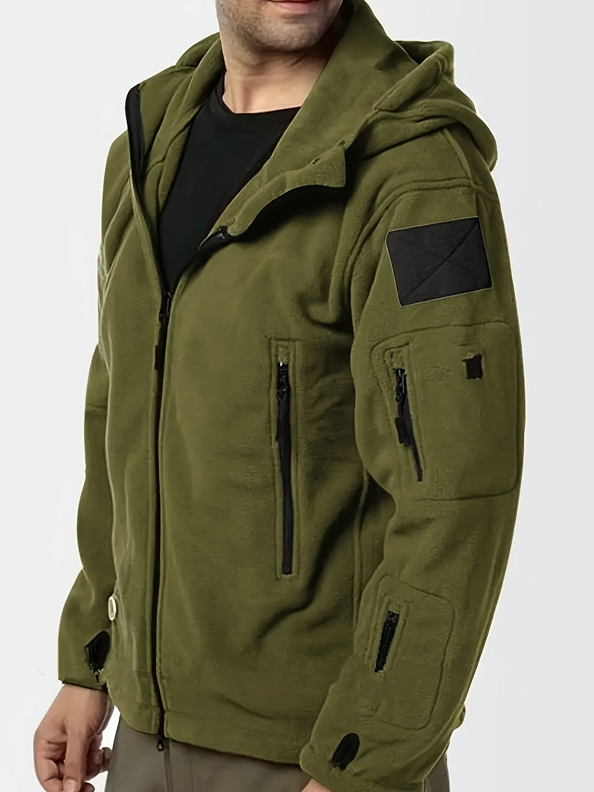 Hooded Winter Jacket for Men | Oversized Insulated Autumn Layering