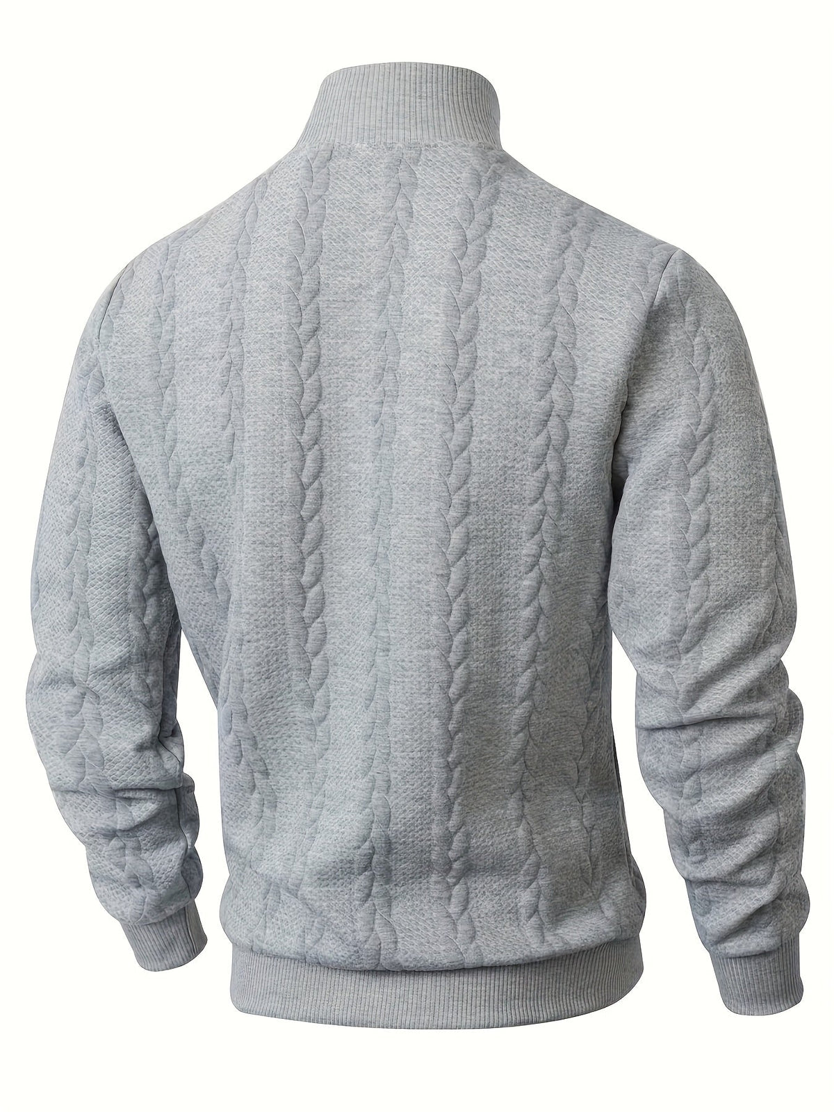 Turtleneck Sweatshirt for Men | Ribbed Cosy Winter Style
