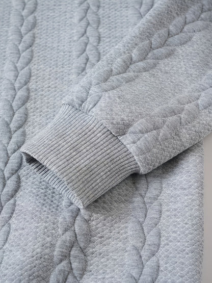 Turtleneck Sweatshirt for Men | Ribbed Cosy Winter Style