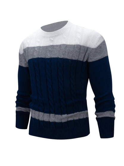 Everyday Sweater for Men | Ribbed Crew Neck Cold Weather Ready