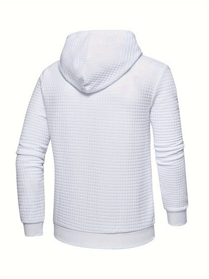 Oversized Hoodie for Men | Hooded Ribbed Autumn Layering