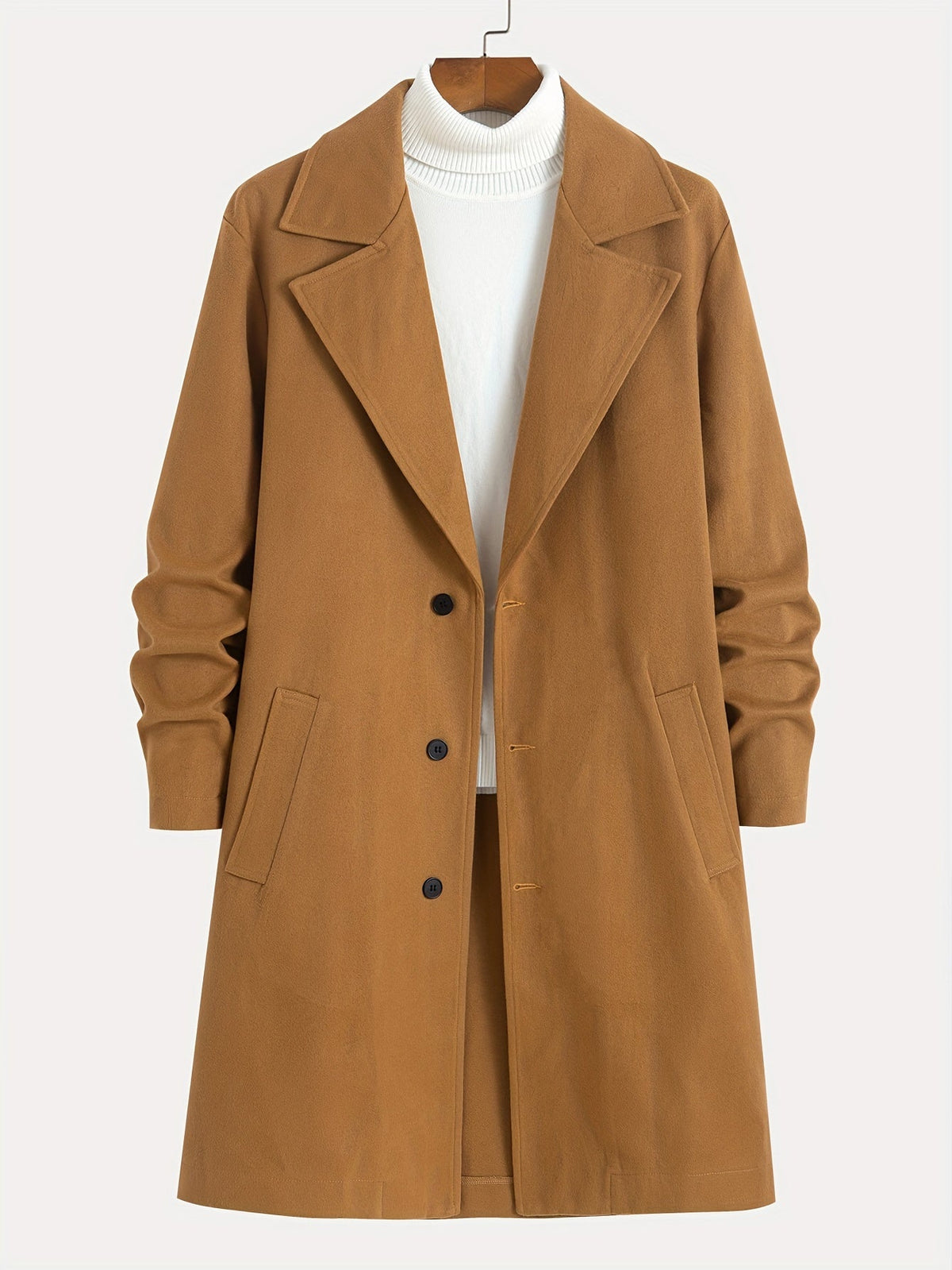 Longline Winter Coat for Women | Lapel Collar Cold Weather Ready