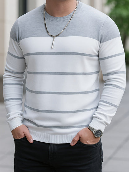 Everyday Sweater for Men | Stretch Crew Neck Autumn Layering