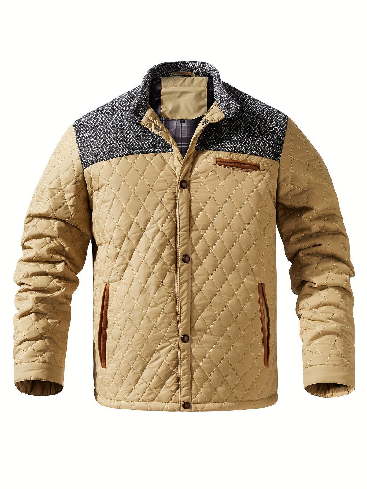 Quilted Puffer Jacket for Women | Funnel Neck Insulated Warm Winter Layer