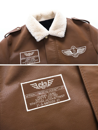 Fleece Lined Bomber Jacket for Men | Ribbed Autumn Layering