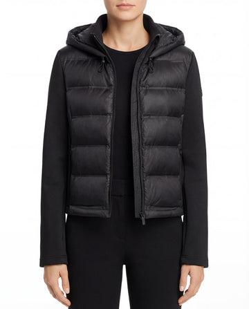 Hybrid Winter Puffer Jacket – Targeted Core Warmth with High-Stretch Performance Sleeves