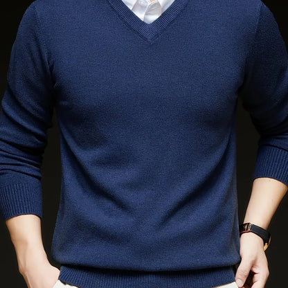 Warm Sweater for Men | V Neck Cosy Winter Style